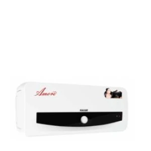 Bình nước nóng Rossi Amor 20L RAM20-SL, 2500W, bình ngang, ruột bình tráng kim cương nhân tạo, thanh đốt kép, có van xả cặn