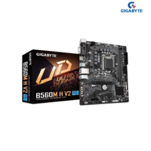 Bo mạch chủ Gigabyte B560M-H-V2 :chipset B560 LGA1200/2xDDR4 3200 max 64GB/1*PCIE x16 1*PCIE/4*SATA3 6Gb/s/M.2/HDMI, D-Sub