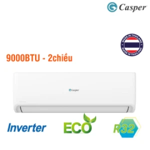 Điều hòa Casper GH-09IS33-O ( 2 chiều, Inverter, 1HP-9000 BTU, tấm lọc 3 trong 1, Turbo mode), dàn nóng