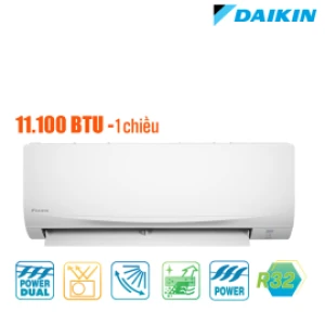 Điều hòa Daikin F35XAV1V - 1 chiều không Inverter; 1.5HP 11100 BTU/h; 51 dBA; CSPF 3.71; 933W (dàn nóng 30KG)