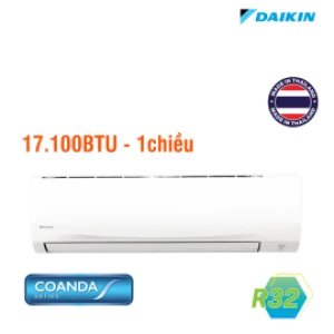 Điều hòa Daikin FTF50XV1V - 1 chiều; 2HP 17100BTU/h; 52 dB(A); CSPF 3.27; 1630W (dàn nóng 37KG)