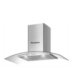 Hút mùi kính cong Kangaroo 70cm model KG538, Độ ồn < 57 dB, điều khiển cơ, 1000m3/h
