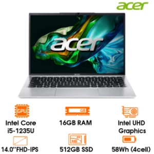 Laptop Acer Aspire Lite 14 AL14-51M-59BN - Silver