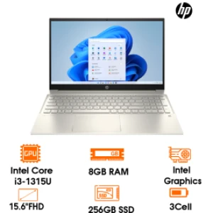 Laptop HP Pavilion 15-EG3098TU-8C5L9PA i3-1315U/8GD4/256GSSD/15.6FHD/Wlac/BT5/3C41WHr/ALUp/W11SL/VÀNG