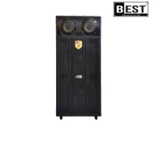 Loa kéo di động BEST B8200 (Bass : 15 x 2 ( 40 cm x 2 ) coil 65 từ 190,Treble : 250 x 2 Trung : 16 cm x 2, 2000W