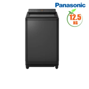 Máy giặt Panasonic 12,5kg cửa trên inverter NA-FD125X3BV(Xoáy nước siêu mạnh,Hệ thống tạo bọt siêu mịn ActiveFoam, StainMaster loại bỏ vết bẩn khó. Màu xám đen))