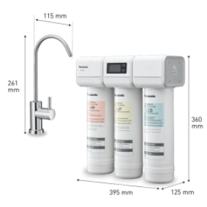 Máy lọc nước Panasonic TK-CB430-ZEX (1,5 lít/phút,công nghệ lọc UF)
