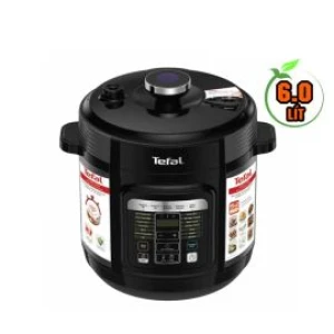 Nồi áp suất điện tử đa năng Tefal CY601868, 1000W, 6L, 15 chức năng nấu, màu đen