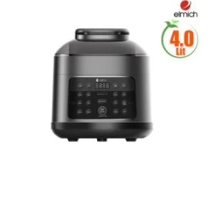Nồi chiên không dầu kết hợp áp suất đa năng Elmich AFE-1808, 1200W, 4L