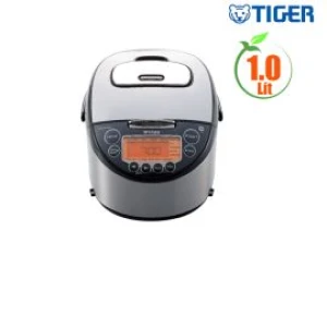 Nồi cơm cao tần Tiger 1.0L JKT-D10V, 1080W, lòng nồi dày 1,5mm, 12 chế độ nấu, đen bạc