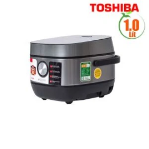 Nồi cơm cao tần Toshiba RC-10IP1PV, 1L , 1000W, Lòng nồi 7 lớp 3mm, có chức năng nấu gao GABA,
