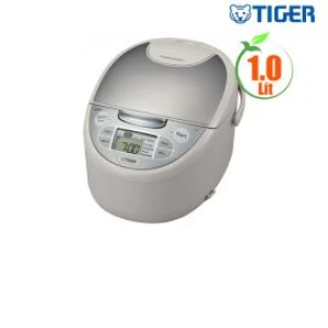 Nồi cơm điện tử Tiger 1.0L JAX-S10W, 641W, lòng nồi dày 1,5mm, 9 chế độ nấu