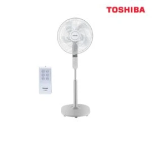 Quạt cây Toshiba F-LSA20 - Màu trắng - 60W, 5 cánh 40cm; 3 tốc độ; Hẹn giờ; Khiển từ xa;