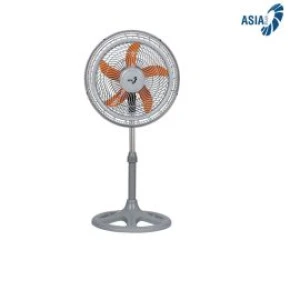 Quạt đứng ASIAVINA Turbo One VY618790, 5 cánh, 40cm, 55W, nút xoay, cánh cam,xám