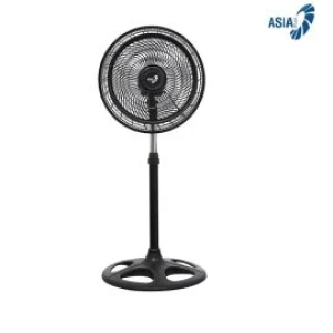 Quạt đứng ASIAVINA Turbo One VY619990, 5 cánh, 40cm, 55W, nút xoay, cánh trong, đen