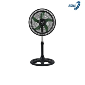 Quạt lửng ASIAVINA Turbo One VY618890, 5 cánh, 40cm, 55W, nút xoay, cánh xanh, đen