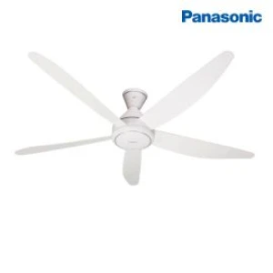 Quạt trần Panasonic F-60GDN - 5 cánh, có remote, động cơ DC tiết kiệm điện 9 cấp độ gió, màu trắng