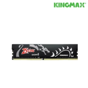 RAM DIMM DDR4 8GB Kingmax Zeus Dragon (tản) 3200MHz - 288-Pin; 25.6GB/s; CL=16; 1.35V, Black; 3Y (KM-LD4A-3200-08GSHB16)