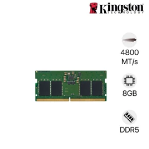 RAM SoDIMM 8GB Kingston DDR5 4800MT/s Non-ECC; CL40; 1Rx16; 1.1V; 3Y; (KVR48S40BS6-8)