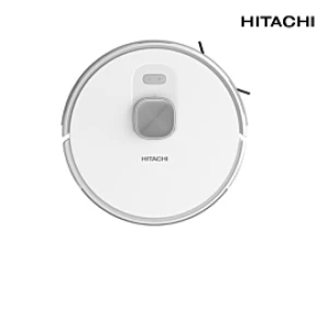 Robot hút bụi lau nhà Hitachi RV-X20M, tường ảo thông minh, lên lịch dọn vệ sinh, tự động về trạm sạc, 3200mAh, 2700Pa,