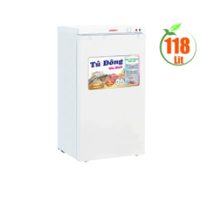 Tủ đông đứng Sanaky 118L VH-160VD(1 ngăn đông,1 cánh,Dàn Nhôm). KT: 554x573x1056