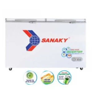 Tủ đông Sanaky 270L inverter VH-3699A3 (1 ngăn đông,2 cánh,Dàn đồng, R600a,1215*620*845)