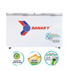 Tủ đông Sanaky 305L inverter VH-4099A3(1 ngăn đông,2 cánh,Dàn đồng, R600a,1329*620*845)