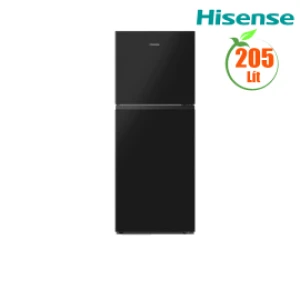 Tủ lạnh Hisense 205L RT256N4EBN - Cánh thép đen - Ngăn đông trên 52L; Làm lạnh đa chiều, Kháng khuẩn All Zone Active Hygiene; 330kWh/năm; 550x562x1456
