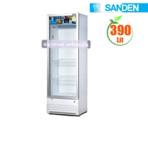Tủ mát Sanden Intercool SPB-0400, 1 cánh, 390L, 615 510 1850, không đóng tuyết, cửa kính 2 lớp