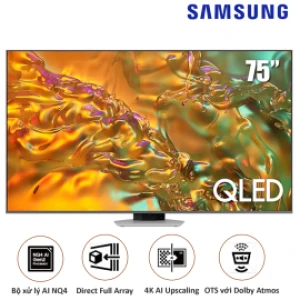 TV Samsung 75-inch QLED 4K Q80D 120Hz 2024