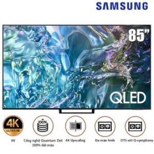 TV Samsung 85-inch QLED 4K Q60D - Quantum Lite 4K bằng AI, PQI 3100, Loa OTS Lite 20W, Multi-View, Multiple Voice Assistants