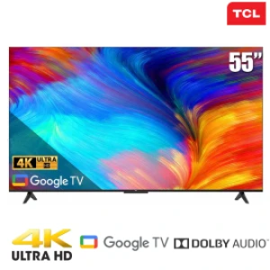 TV TCL 55-inch 4K P638 60Hz - Google TV; Voice Search; HDR10; Loa 20W