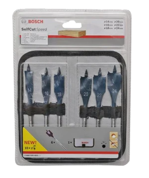 Bộ khoan gỗ đuôi cá(14/16/18/20/22/24mm)