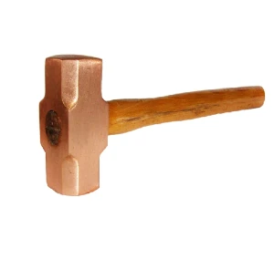 800g Búa đồng thau đầu lục giác