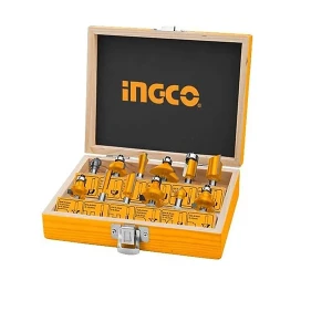 BỘ 12 MŨI PHAY GỖ 6.3MM INGCO AKRT12141 - HÀNG CHÍNH HÃNG
