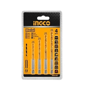 BỘ 4 MŨI KHOAN KIM LOẠI HSS 1.5-4MM INGCO AKD1401 - HÀNG CHÍNH HÃNG