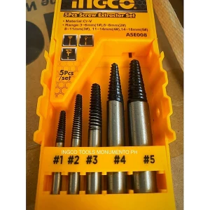 BỘ 5 MŨI VEN RĂNG INGCO ASE008 - HÀNG CHÍNH HÃNG