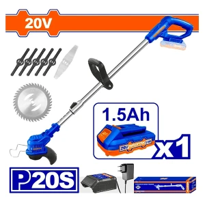 MÁY CẮT CỎ DÙNG PIN 20V WGTP511 WADFOW (KÈM 1 PIN 20V 1.5AH & 1 SẠC) - HÀNG CHÍNH HÃNG