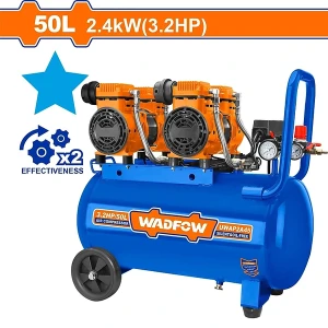 MÁY NÉN KHÍ (KHÔNG DẦU) 2400W-50L WAP2A45 WADFOW - HÀNG CHÍNH HÃNG