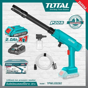 MÁY XỊT RỬA DÙNG PIN 20V (1 pin 2.0AH sạc ) TOTAL TPWLI20282 - HÀNG CHÍNH HÃNG