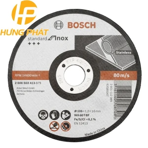 Đá cắt Bosch 105x1.0x16 (inox)