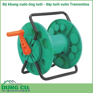 Bộ khung cuộn ống tưới 60m dây tưới vườn Tramontina