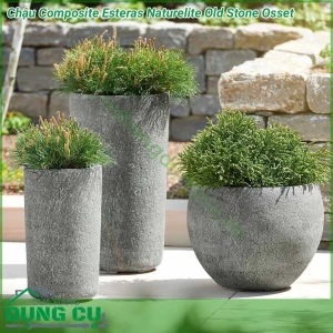 Chậu Composite Esteras Naturelite Old Stone Osset