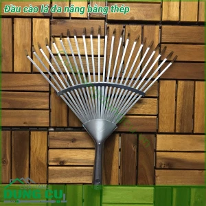 Đầu cào lá đa năng bằng thép có điều chỉnh độ rộng