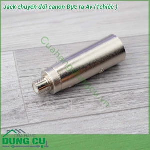 Jack chuyển đổi canon đực ra Av
