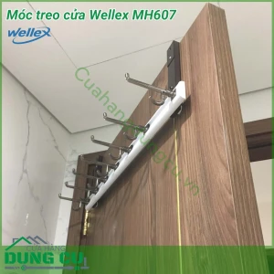 Móc treo quần áo sau cửa Wellex MH607