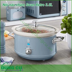 Nồi nấu chậm Swan Retro 3.5L