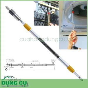 Thanh nối mũi vít dài 350mm ALH-350 Anex