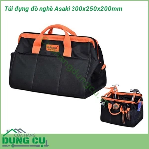 Túi đựng đồ nghề cầm tay Asaki 300x250x200mm