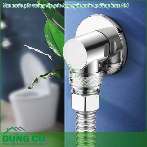 Van nước góc vuông lắp góc hẹp ngắt nước tự động điều chỉnh đóng mở